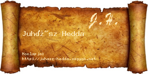 Juhász Hedda névjegykártya